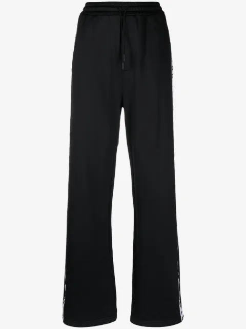 DSQUARED2 logo-tape wide-leg track pants
