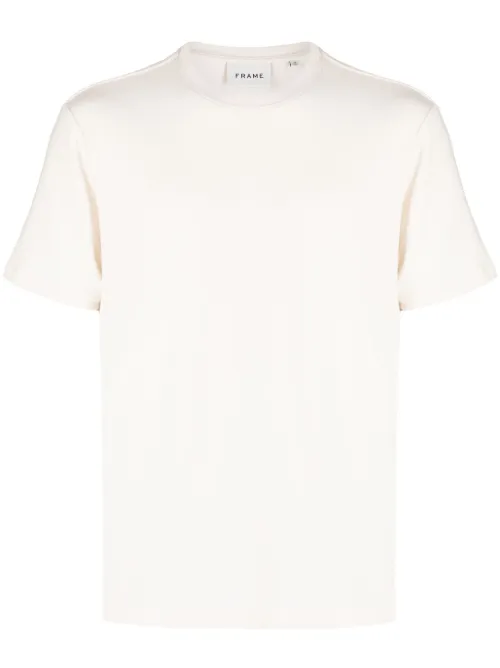 T-shirt en coton à col rond - FRAME - Modalova