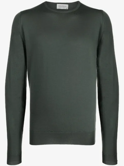 John Smedley Lundy crew-neck cotton sweatshirt
