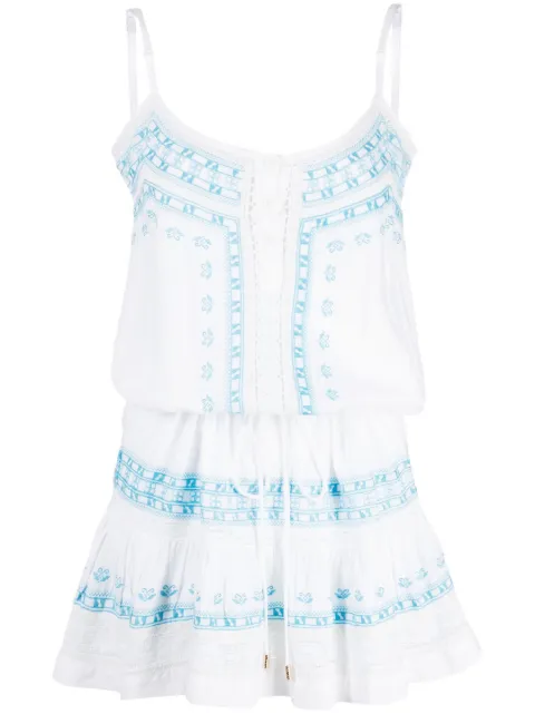 Melissa Odabash Karen embroidered mini dress