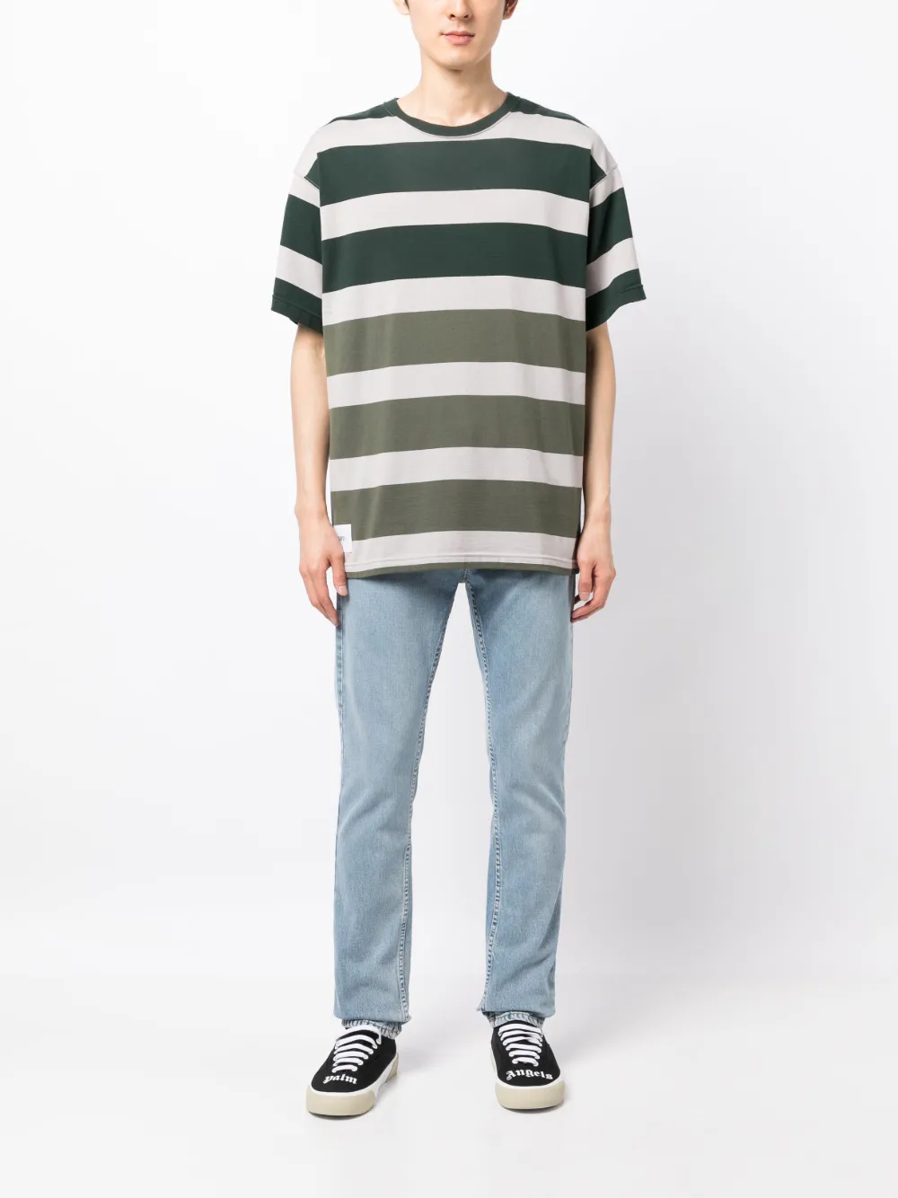 Nudie Jeans mid-rise slim-cut jeans - Blauw