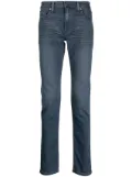 PAIGE dark-wash mid-rise jeans - Blue