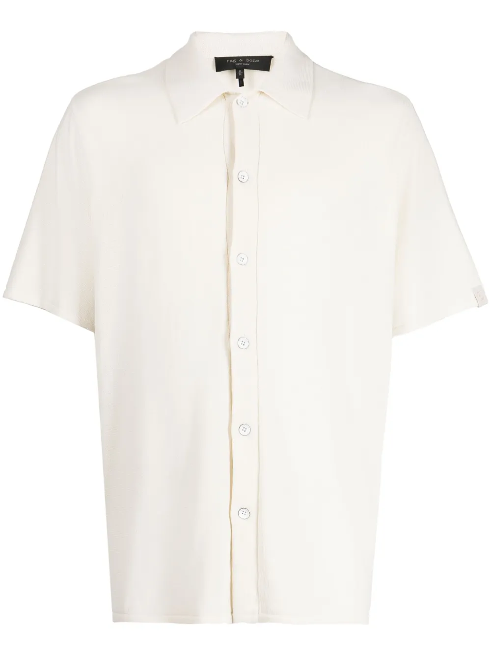 rag & bone chemise en coton mélangé - blanc