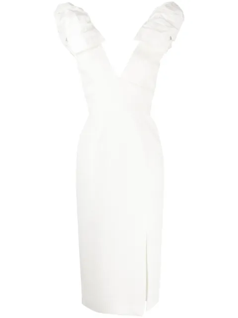 Rebecca Vallance Bom Ami ruffle-detail mini dress