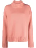Jil Sander roll-neck loose-fit jumper - Pink
