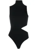 Wolford high-neck cut-out body - Black