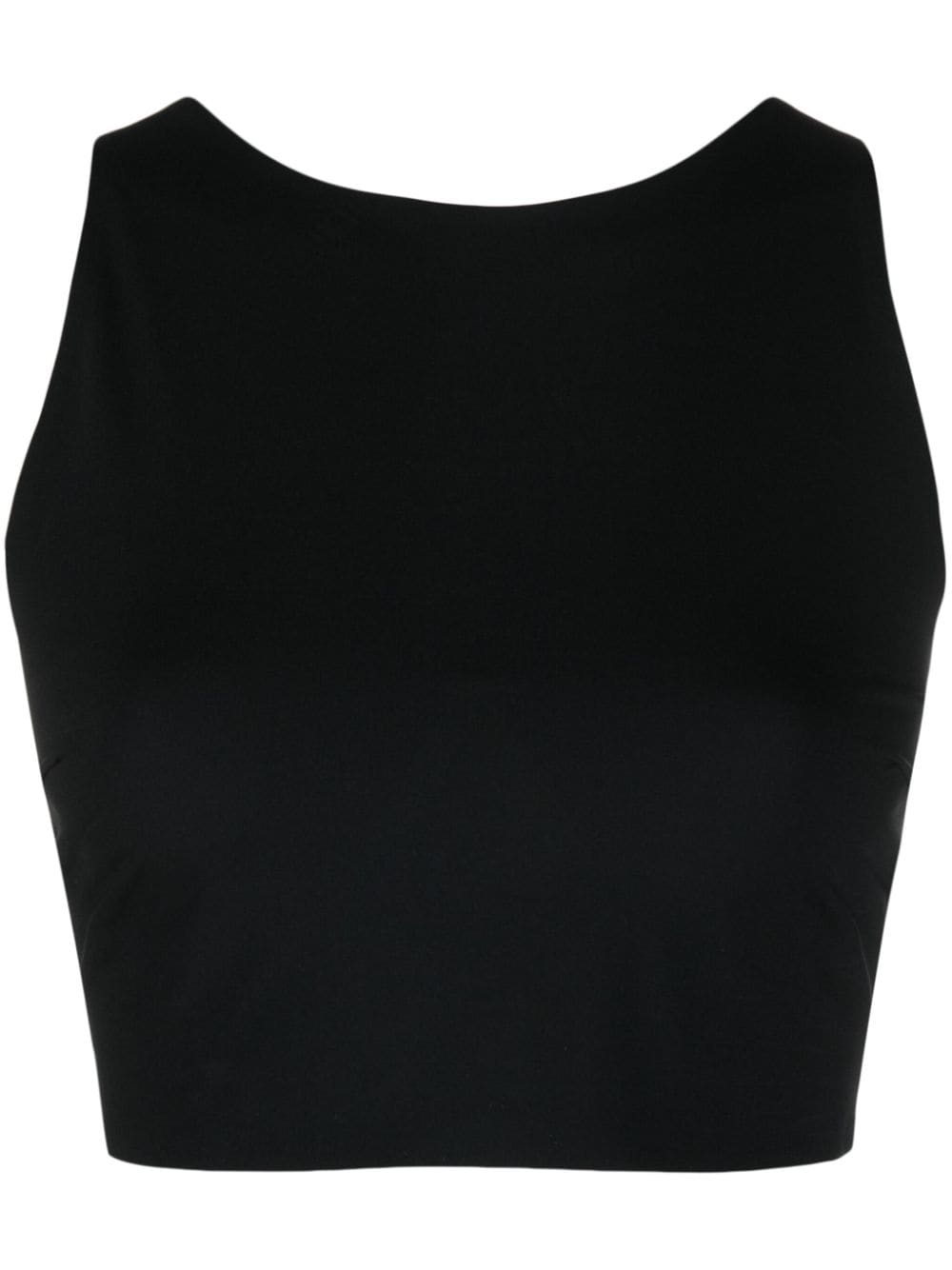 Wolford W Bonded Supportive Crop Top In Black