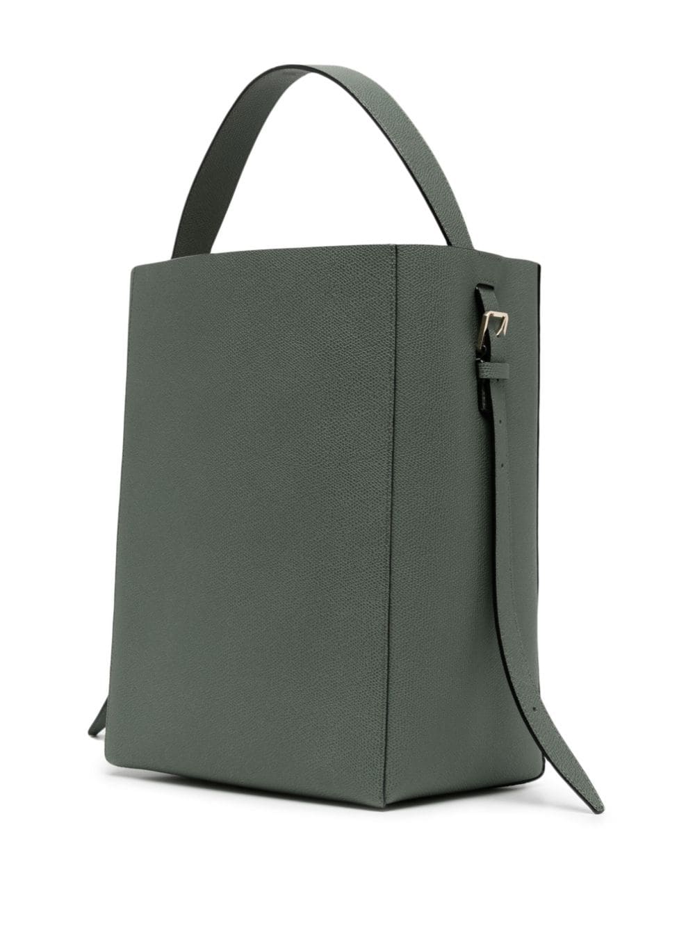 Valextra, Medium Satchel Soft Bag with Internal Pocket Calf Leather Vs Light Gold, Musk