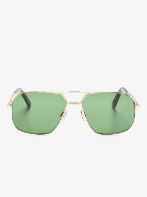 MARCH LA.B double-bridge pilot-frame sunglasses