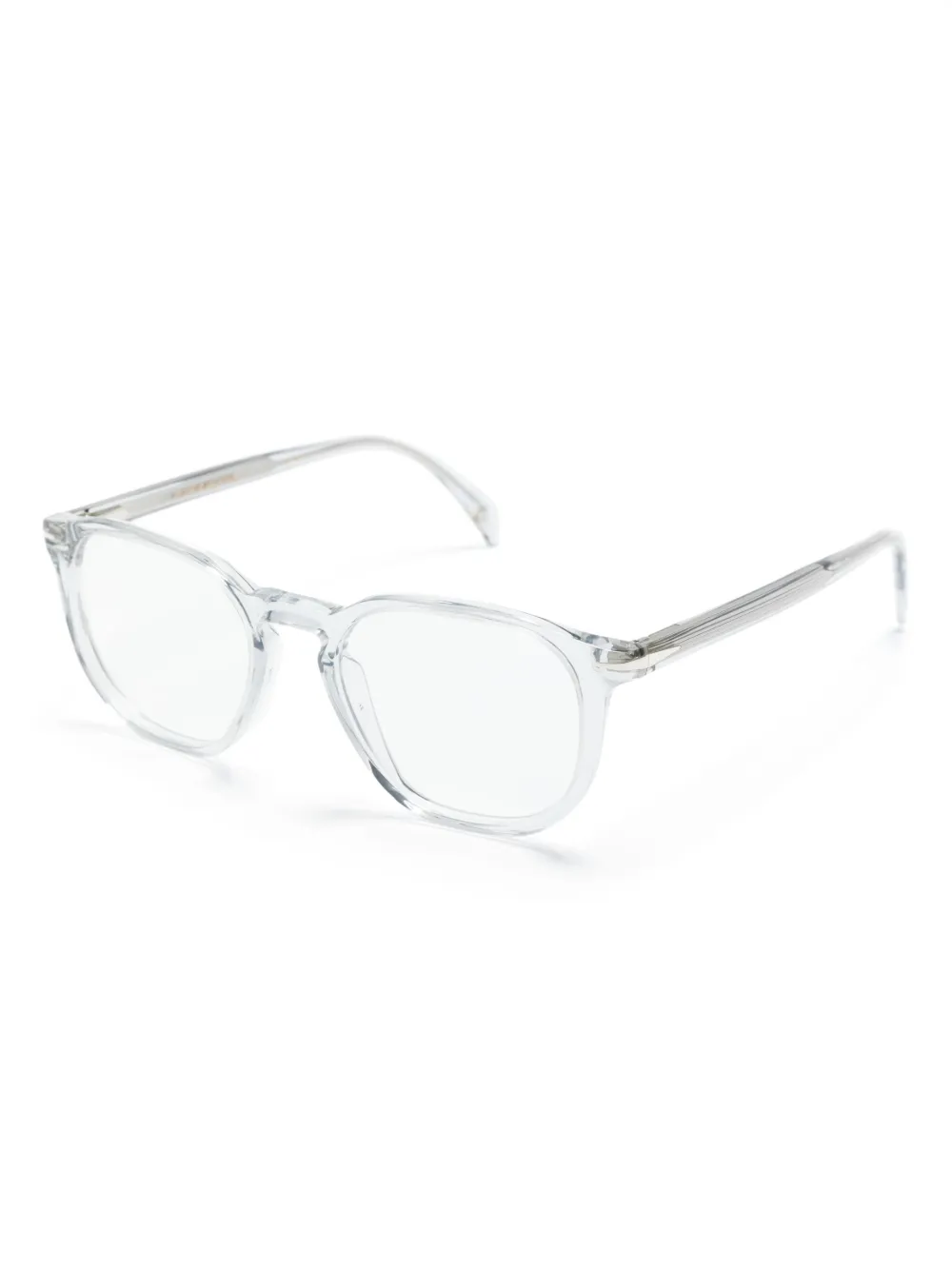 Eyewear by David Beckham DB 1106 bril met rond montuur - Zilver