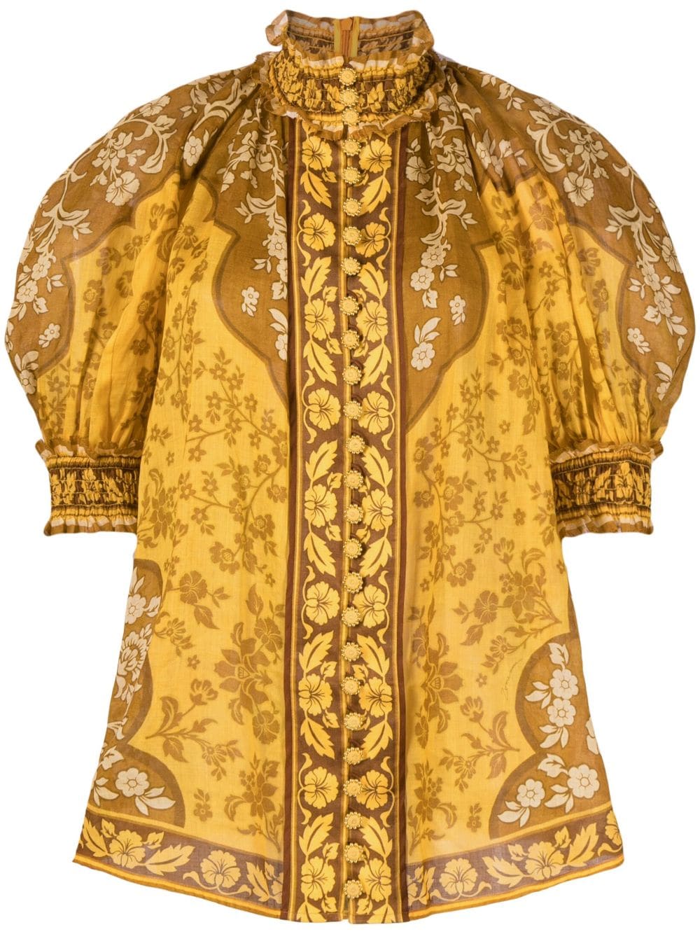 Image 1 of ZIMMERMANN Raie floral-print blouse