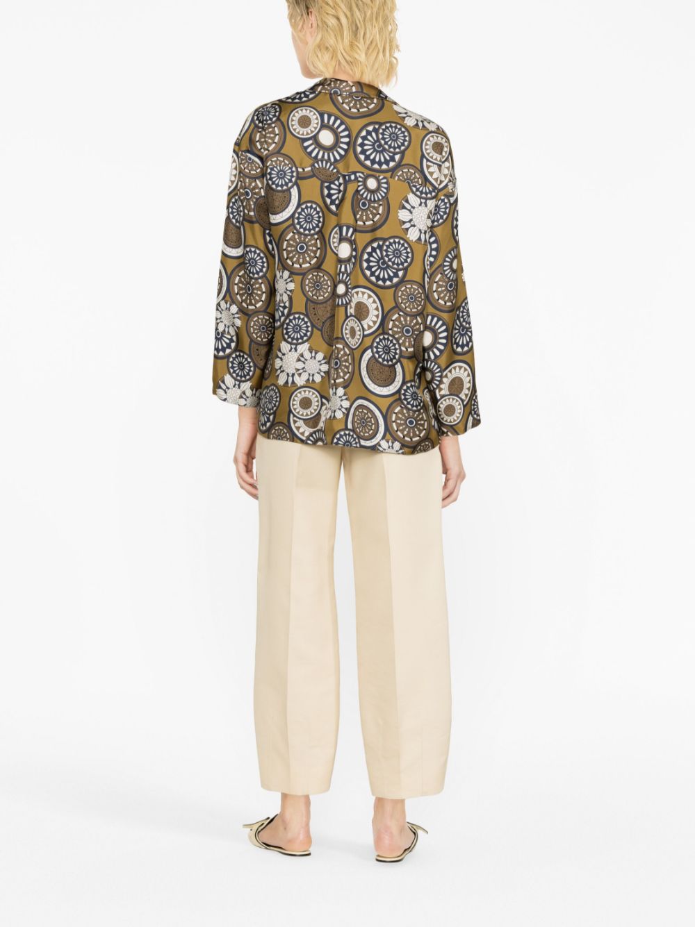 'S Max Mara reversible graphic-print shirt Women