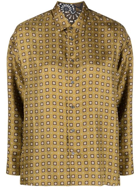 'S Max Mara reversible graphic-print shirt Women