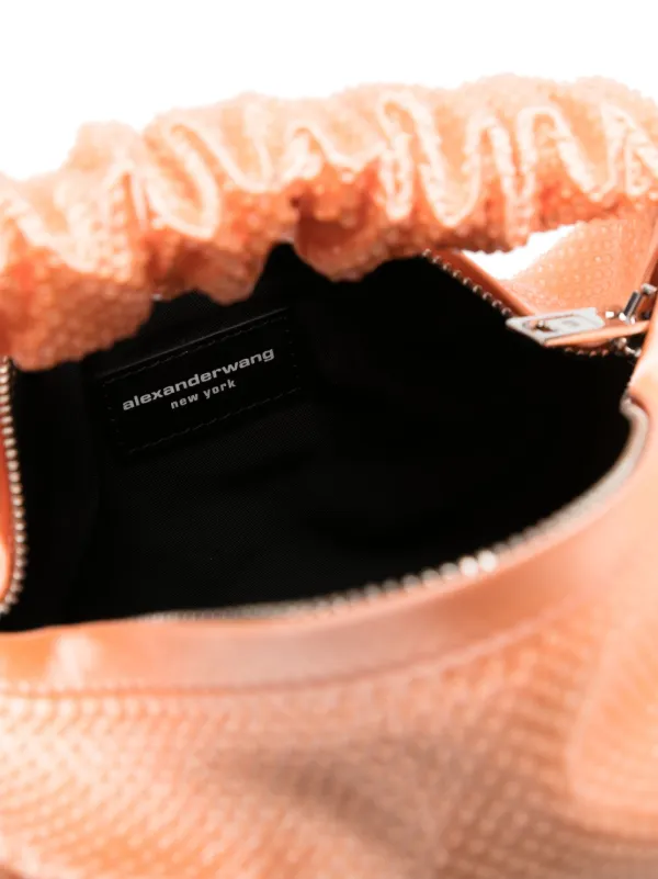 【送料&関税込】Alexander Wang Scrunchie Mini Bag With Cryst Alexander Wang Scrunchie crystal-embellished Mini Bag