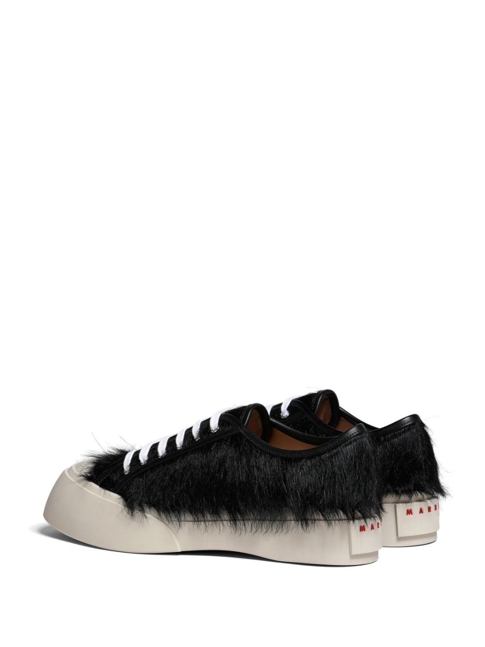 Marni Pablo calf-hair lace-up Sneakers - Farfetch