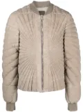 Moncler + Rick Owens Radiance Flight padded bomber jacket - Neutrals