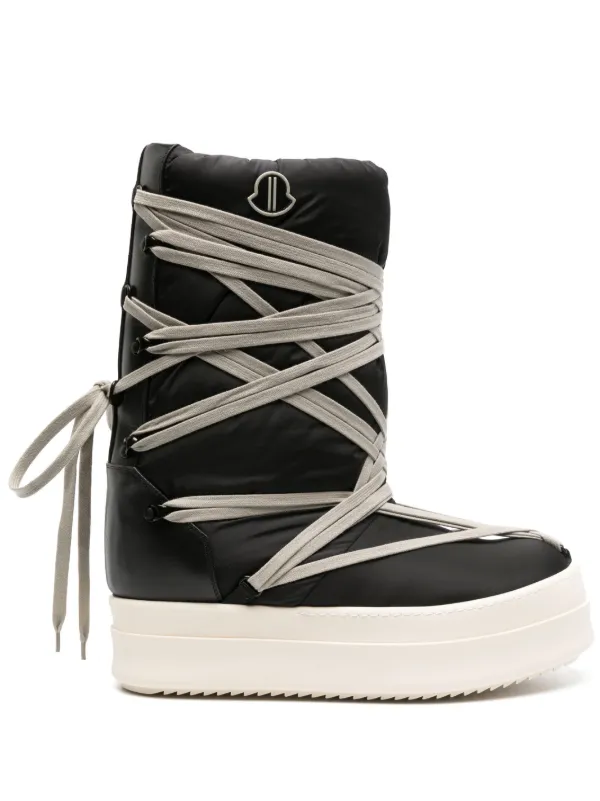 Moncler + Rick Owens Bigrocks パデッドブーツ - Farfetch