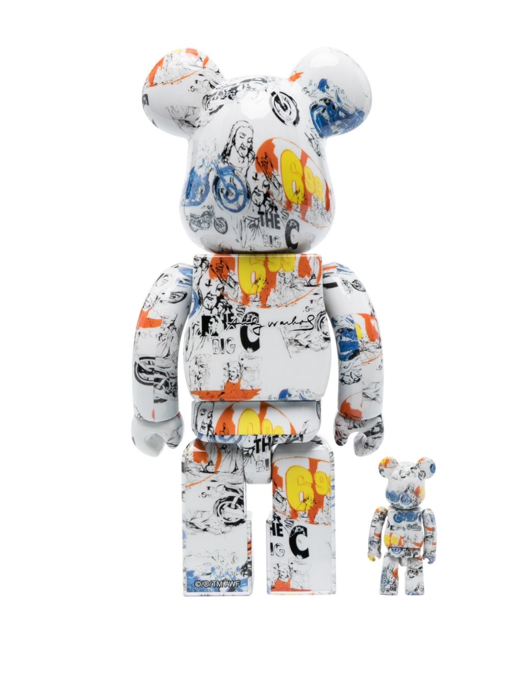 Medicom Toy Bearbrick x Andy Warhol The Last Supper collectible - Grijs