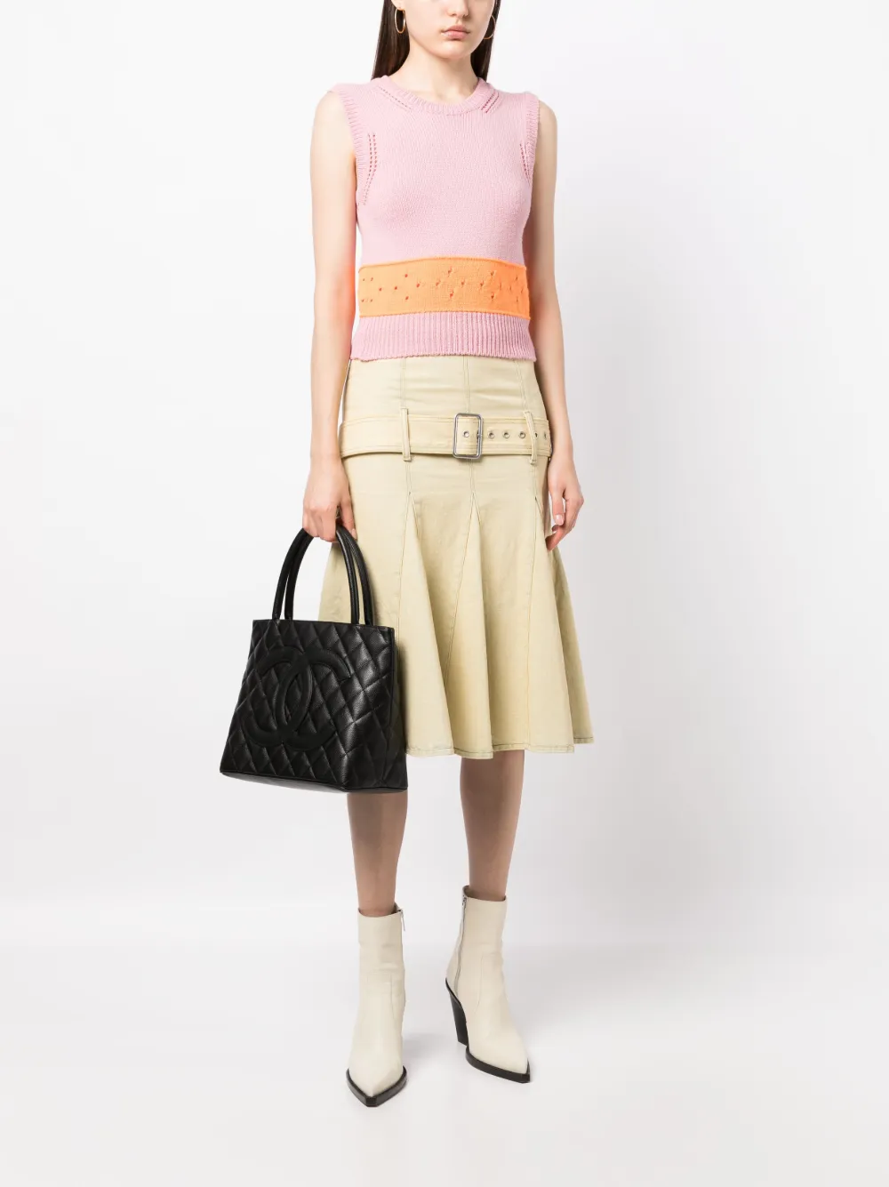CHANEL Pre-Owned 2007 Medallion shopper - Zwart
