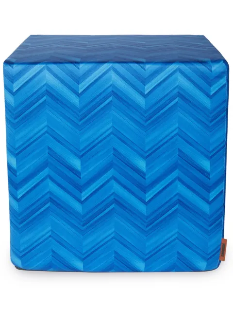 Missoni Home Layers Inlay cubic pouf