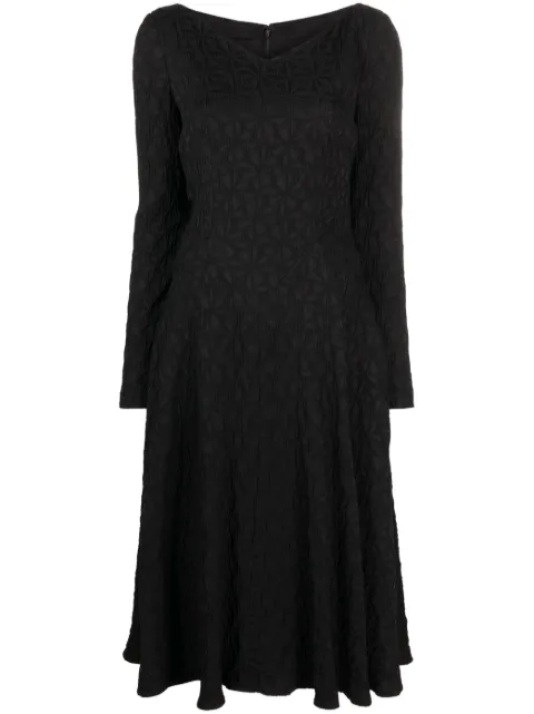 Talbot Runhof Gozo2 jacquard-patterned midi dress OS028802KM20 - 0
