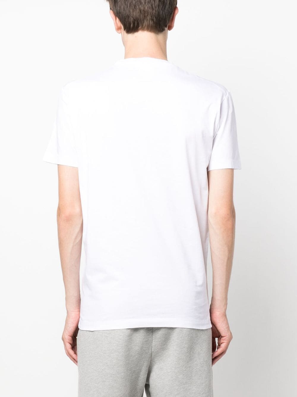 Shop Dsquared2 Logo-print Cotton T-shirt In White