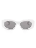 Versace Eyewear Maxi Medusa Biggie tinted sunglasses - White