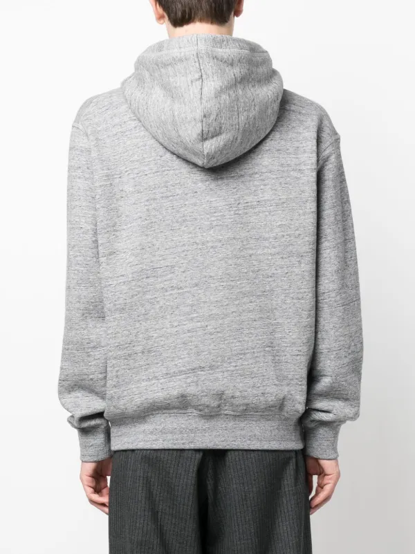 【送料&関税込】Dsquared2 Logo Print Melange Hoodie DSQUARED2 logo-print mélange-effect Hoodie | Grey | FARFETCH