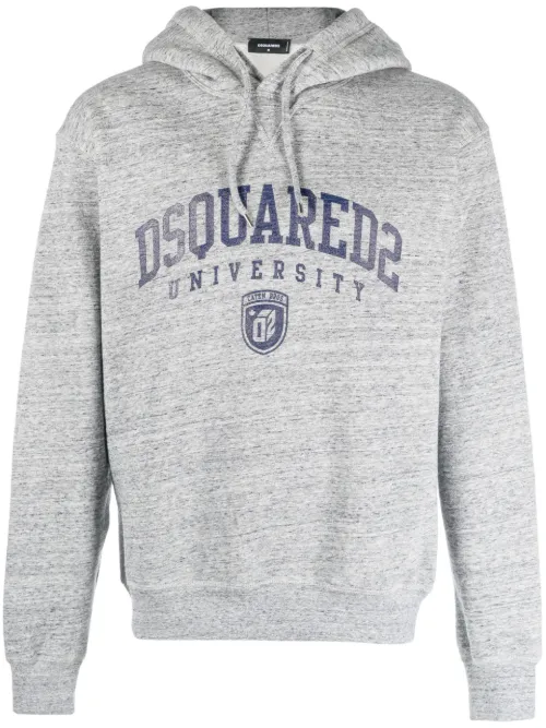 Veste à logo imprimé en effet mélangé - DSQUARED2 - Modalova