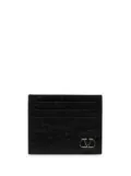 Valentino Garavani VLogo Signature leather cardholder - Black