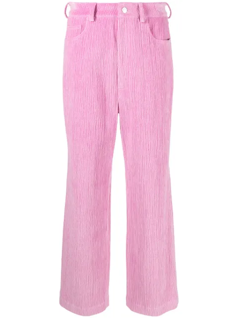 Nanushka Josine velvet cotton trousers