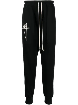 Rick Owens Prisoner サルエル トラックパンツ | ブラック | FARFETCH JP