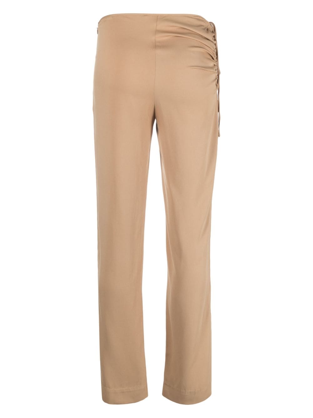 Image 2 of Christopher Esber Bertoia ruched slim-fit trousers