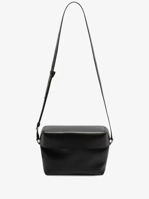 Jil Sander bolsa crossbody con logo en relieve