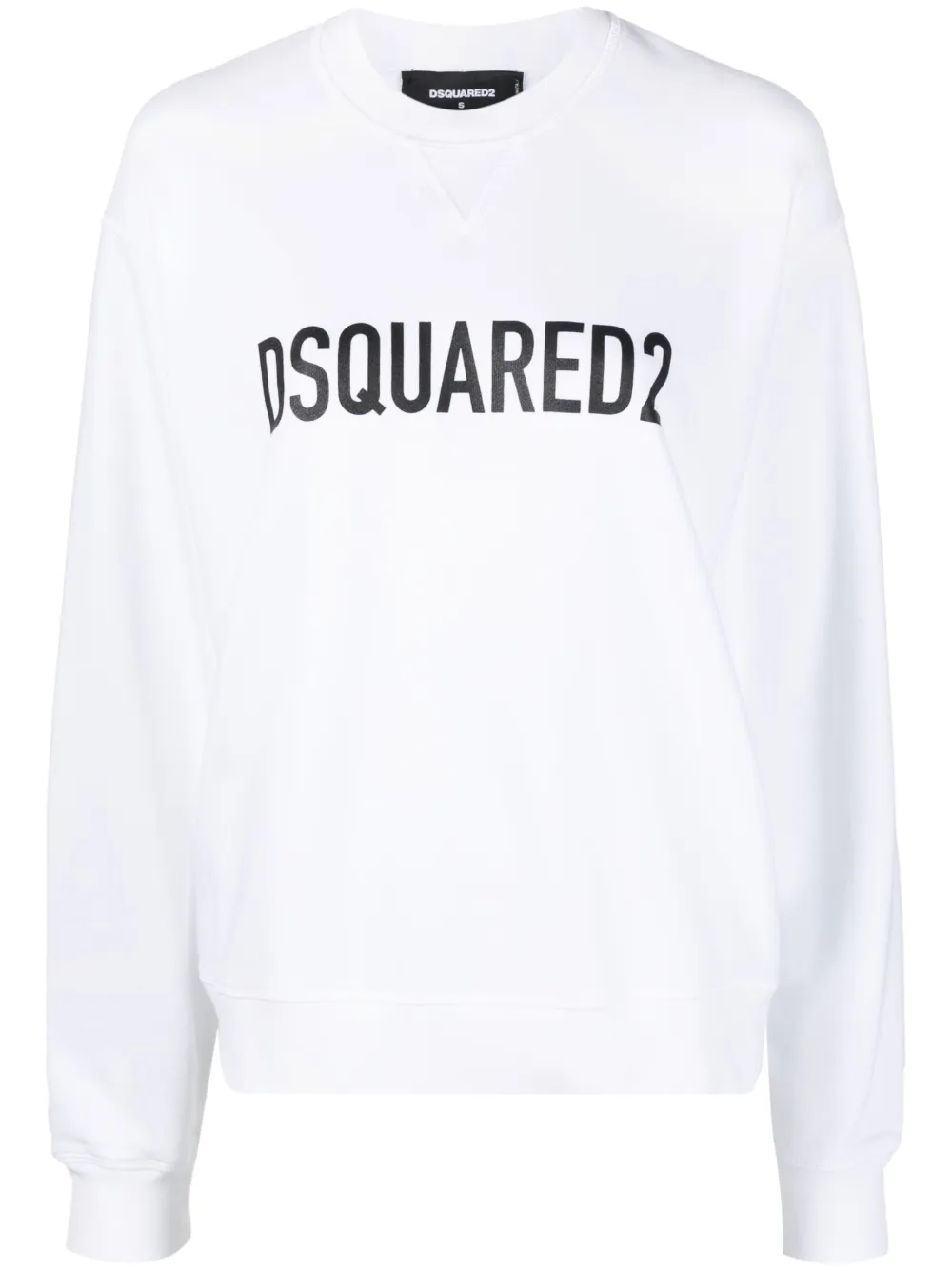 DSQUARED2 LOGO-PRINT COTTON SWEATSHIRT