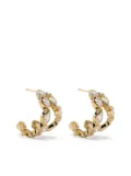 Completedworks Like Peas In a Pod IV crystal-embellished hoop earrings - Gold