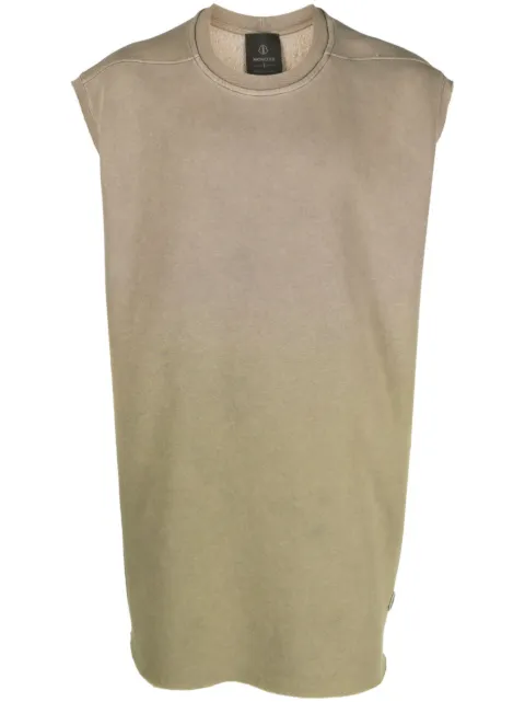 Moncler + Rick Owens ombré-effect jersey vest