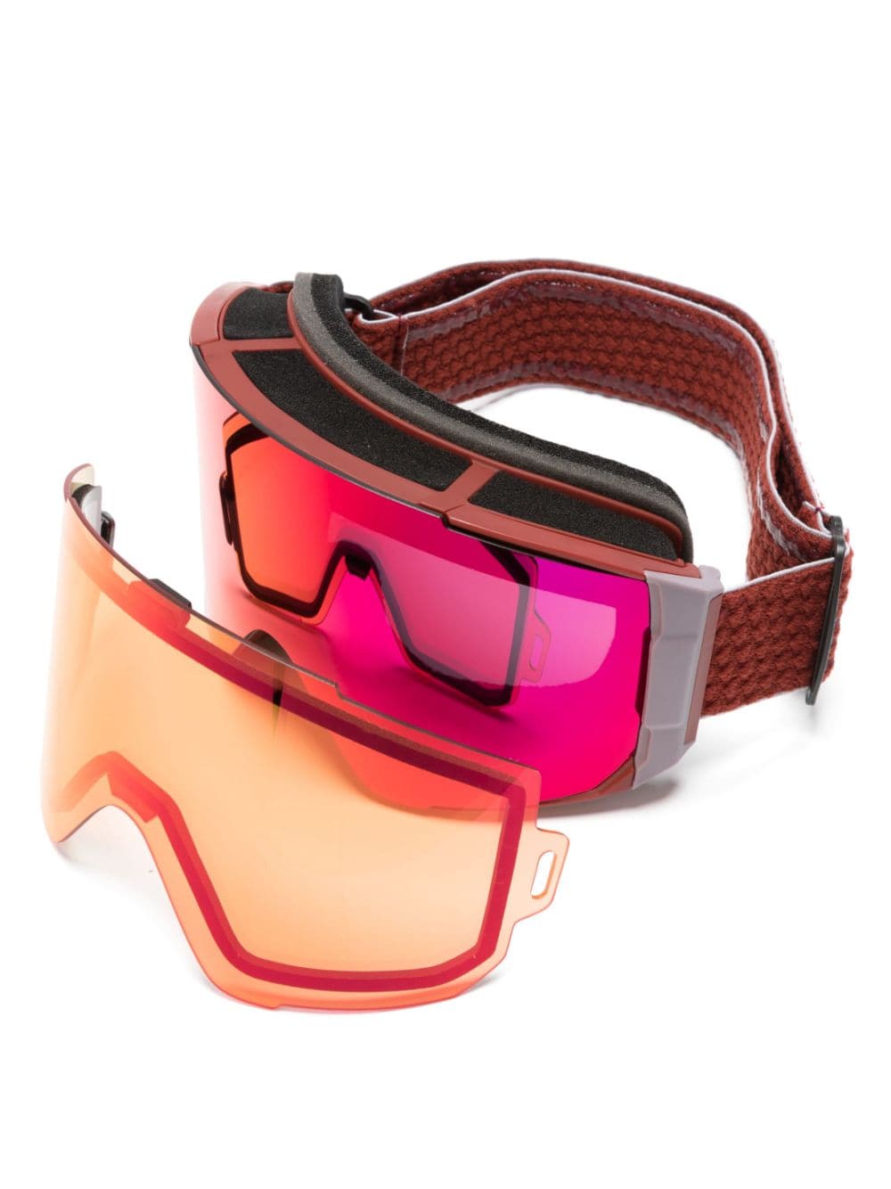 Shop Anon Sync M-fusion Bonus Lens Ski Goggles In Red
