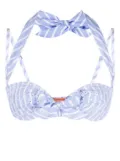 Ermanno Scervino broderie-anglaise bikini top - Blue
