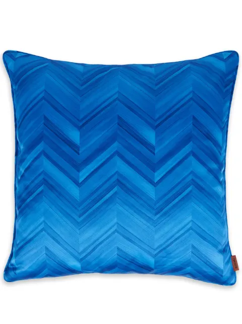 Missoni Home small Layers Inlay zigzag cushion