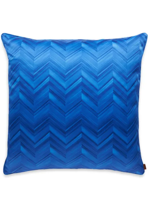 Missoni Home large Layers Inlay zigzag cushion