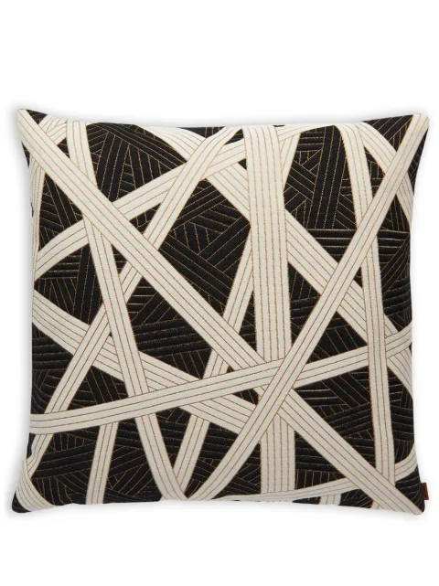 Missoni Home Nastri geometric-print cushion
