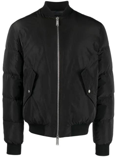 DSQUARED2 logo-embroidered padded jacket