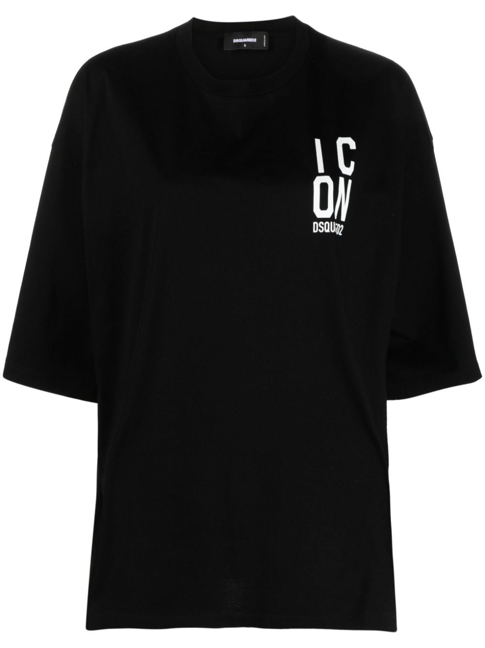 Dsquared2 Logo-print Cotton T-shirt In Black