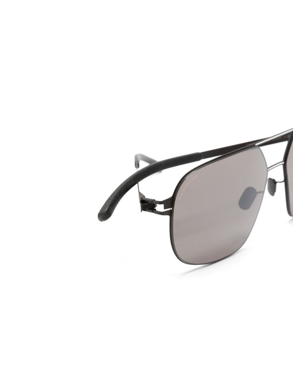 Shop Mykita Angus Pilot-frame Sunglasses In Black