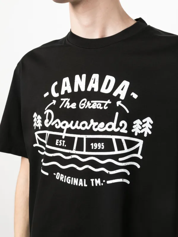 DSQUARED2 ロゴ Tシャツ | ブラック | FARFETCH JP