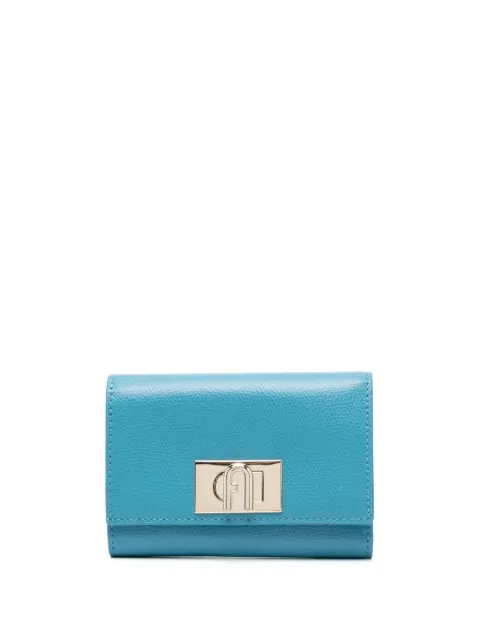 Furla cartera con placa del logo