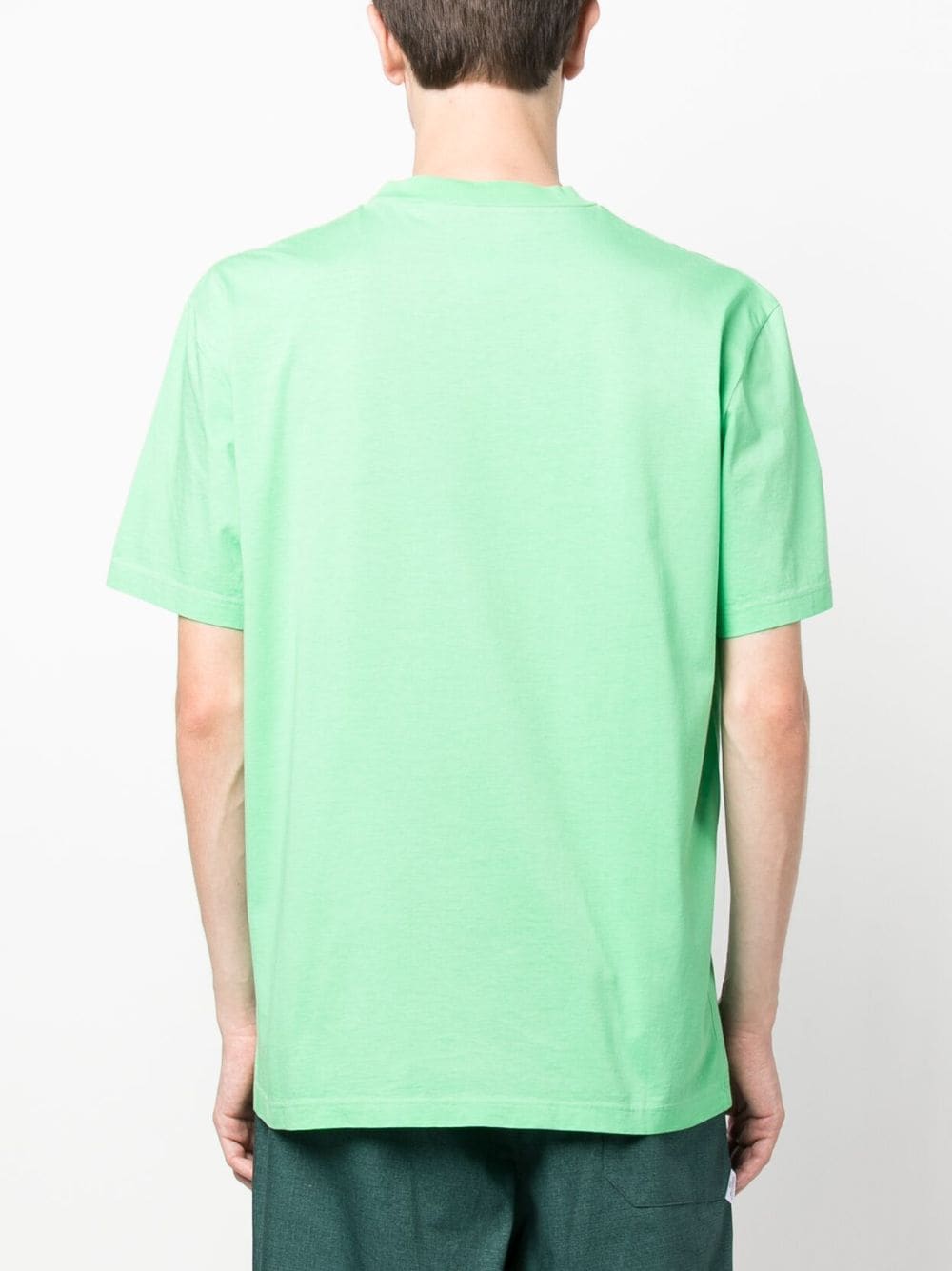 Shop Dsquared2 Logo-print Cotton T-shirt In Green