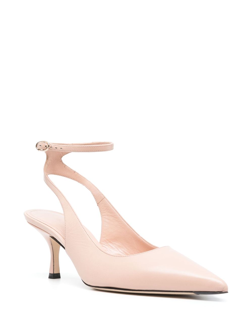 Victoria Beckham 70mm pointed-toe leather pumps - Roze