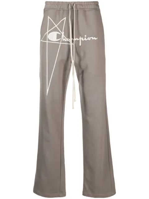 Rick Owens X Champion x Champion Dietrich logo-embroidered track pants